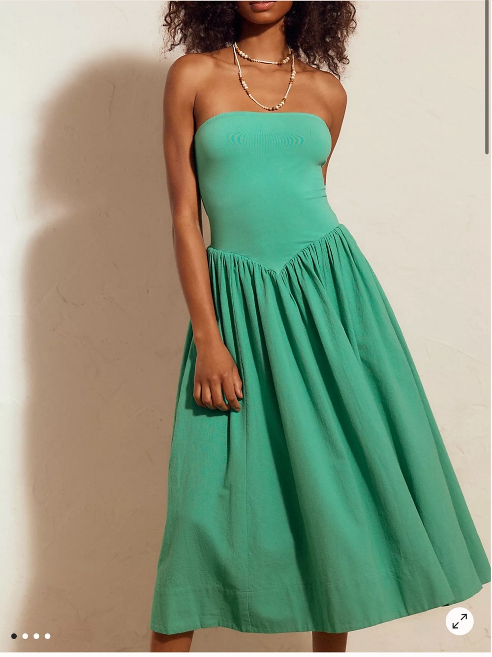 Free People Onda Drop Waist Midi size M
